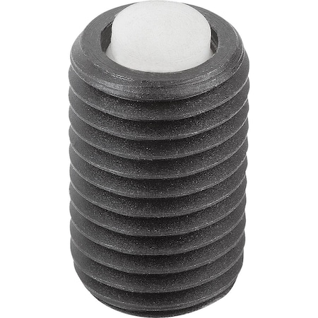 Kipp Self-Aligning Pads With O-Ring, Form:K Carbon Steel, Comp:Polyacetal K0290.716X050